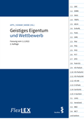 Cover: FlexLex Geistiges Eigentum und Wettbewerb - Facultas / FlexLEX