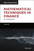 Cover: Mathematical Techniques in Finance - Wiley-Scrivener