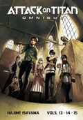 Cover: Attack on Titan Omnibus 5 (Vol. 13-15) - Kodansha Comics