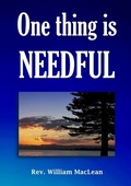 Cover: One thing is needful - Reformation Press