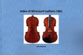 Cover: Index of Mirecourt Luthiers 1901 - Colley Books Ltd
