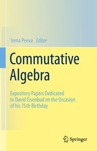 Enlarge image Cover: Commutative Algebra - Springer