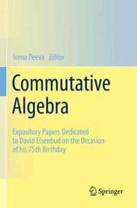 Enlarge image Cover: Commutative Algebra - Springer