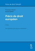 Cover: Pr&eacute;cis de droit europ&eacute;en - St&auml;mpfli Verlag AG