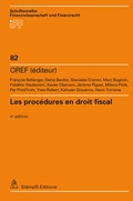Cover: Les proc&eacute;dures en droit fiscal - St&auml;mpfli Verlag