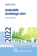 Cover: Kodierhilfe Kardiologie 2022 - medhochzwei Verlag