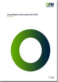 Cover: One North East annual report and accounts 2011-2012 - TSO