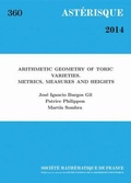 Cover: Arithmetic Geometry of Toric Varieties - Societe mathematique de France