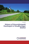 Cover: History of Kavundampatti Panchayat in Virudhunagar District - LAP Lambert Academic Publishing