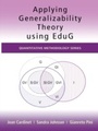 Cover: Applying Generalizability Theory using EduG - Routledge