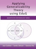 Cover: Applying Generalizability Theory using EduG - Routledge