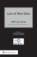 Cover: Law of Raw Data - Wolters Kluwer