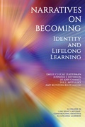 Cover: Narratives on Becoming - IAP - Information Age Publishing
