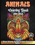 Cover: Animals Coloring Book For Adults - Angelica S. Davis