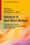 Cover: Advances in Best-Worst Method - Springer