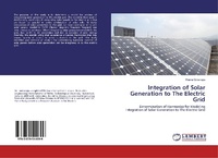 Abbildung von: Integration of Solar Generation to The Electric Grid - LAP Lambert Academic Publishing