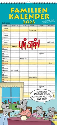Bild vergrößern Bild: Uli Stein Familienkalender 2023: Familienplaner mit 5 Spalten - Lappan