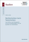 Cover: Rechtschreiben beim Textschreiben - Waxmann