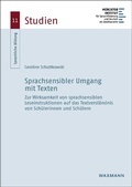 Cover: Sprachsensibler Umgang mit Texten - Waxmann