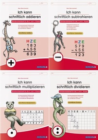 Abbildung von: Ich kann schriftlich addieren, subtrahieren, multiplizieren und dividieren im Set - sternchenverlag