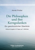 Cover: Die Philosophen und ihre Kerngedanken - Ein geschichtlicher &Uuml;berblick - Poller Contemporary