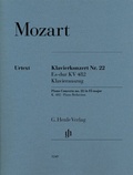 Cover: Wolfgang Amadeus Mozart - Klavierkonzert Nr. 22 Es-dur KV 482 - Henle, G&uuml;nter