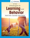 Cover: Introduction to Learning and Behavior - Wadsworth Publishing Co Inc