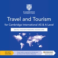 Abbildung von: Cambridge International AS and A Level Travel and Tourism Digital Teacher's Resource Access Card - Cambridge University Press