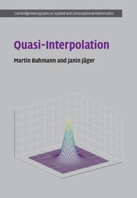 Enlarge image Cover: Quasi-Interpolation - Cambridge University Press