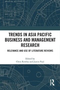Cover: Trends in Asia Pacific Business and Management Research - Routledge
