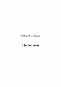 Abbildung von: Heilwissen - epubli