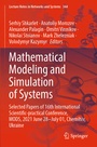 Cover: Mathematical Modeling and Simulation of Systems - Springer