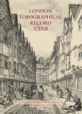 Cover: The London Topographical Record v.32 2021 - London Topographical Society