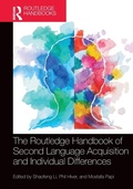 Cover: The Routledge Handbook of Second Language Acquisition and Individual Differences - Routledge