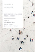 Cover: Constitutionalising Social Media - Hart Publishing