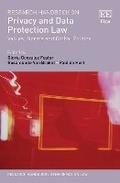 Cover: Research Handbook on Privacy and Data Protection Law - Edward Elgar Publishing