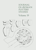 Cover: Journal of Roman Pottery Studies Volume 19 - Oxbow Books