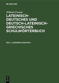 Abbildung von: Lateinisch-deutsch - De Gruyter