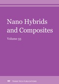 Cover: Nano Hybrids and Composites Vol. 33 - Trans Tech Publications Ltd