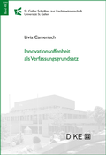 Cover: Innovationsoffenheit als Verfassungsgrundsatz - Dike Verlag Z&uuml;rich