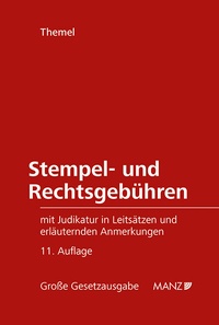 Abbildung von: Stempel- und Rechtsgebühren - Manz