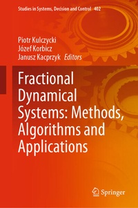 Enlarge image Cover: Fractional Dynamical Systems: Methods, Algorithms and Applications - Springer