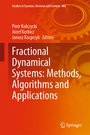 Cover: Fractional Dynamical Systems: Methods, Algorithms and Applications - Springer