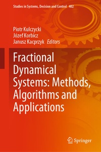 Enlarge image Cover: Fractional Dynamical Systems: Methods, Algorithms and Applications - Springer