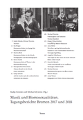 Cover: Musik und Homosexualit&auml;ten. - TEXTEM VERLAG