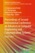 Cover: Proceedings of Second International Conference on Advances in Computer Engineering and Communication Systems - Springer