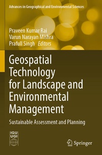 Enlarge image Cover: Geospatial Technology for Landscape and Environmental Management - Springer