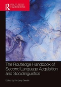 Cover: The Routledge Handbook of Second Language Acquisition and Sociolinguistics - Routledge