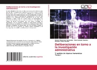 Bild: Deliberaciones en torno a la investigacion administrativa - Editorial Académica Española