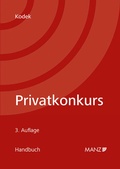 Cover: Handbuch Privatkonkurs - Manz